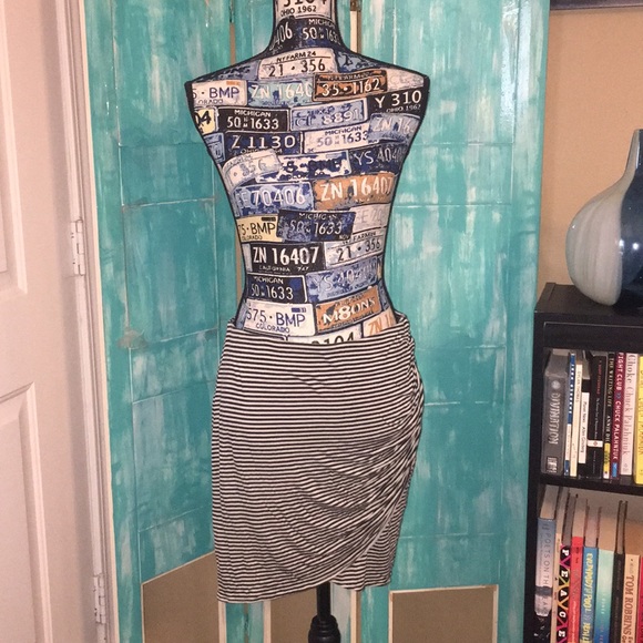 a.n.a. | women's striped skirt - Picture 1 of 7